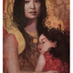 Illustration for article titled The ladies of Battlestar Galactica, painted in the styles of Klimt, Lichtenstein, and more